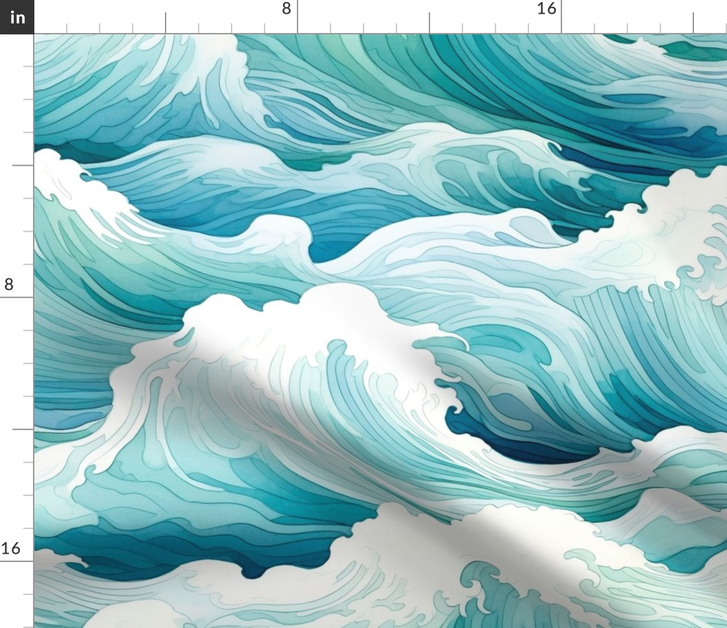 Waves,ocean,water,blue sea ,large scale 