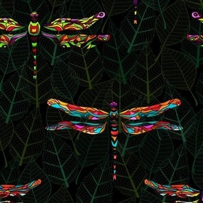 Colorful Dragonflies of the World Dark
