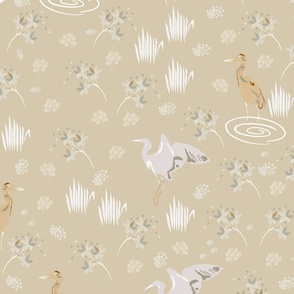 Wings and Wildflowers-Tan-OffWhite-Pattern 2-6-png