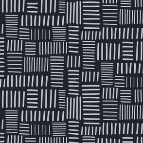 (M)Hand Drawn Geometrical Stacks, Dark Grey, Mid Scale