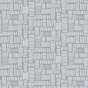 (S)Hand Drawn Geometrical Stacks, Light Grey, Small Scale