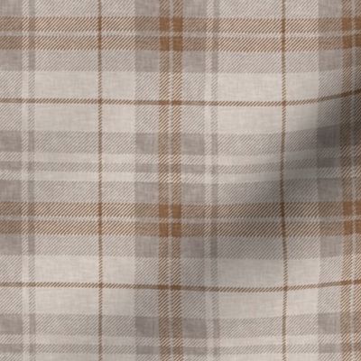 (small scale) neutral fall plaid - pewter/dove - LAD24