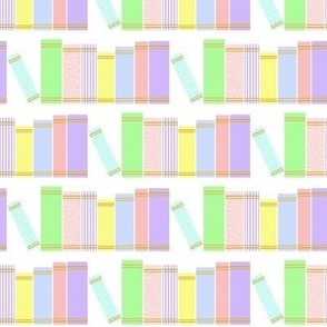 Books in Pastel Colors
