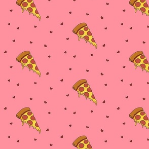 Pizza Is Love, pink
