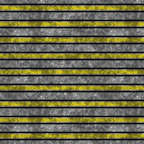Retro Streetwear Yellow  Horizontal Stripes on Textured Gray Background