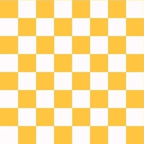 Groovy Summer Yellow Check (Large Scale)