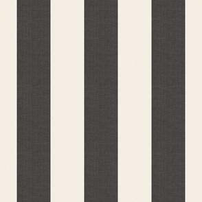 Vintage Cabana Stripe | Charcoal | 6" Repeat | Classic