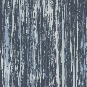 Navy Blue Monochrome Tonal Layered Paint Brush Strokes - Medium