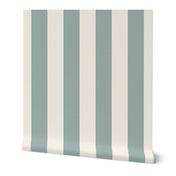 Vintage Cabana Stripe | Surf Blue | 6" Repeat | Classic