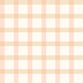 Cream plaid