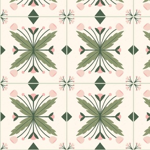 Villa Floral  Tile