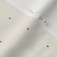 Tiny Black Polka Dots on Ivory by JJEDecor in tiny print