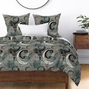 Paisley Abstract Pattern by JJEDecor