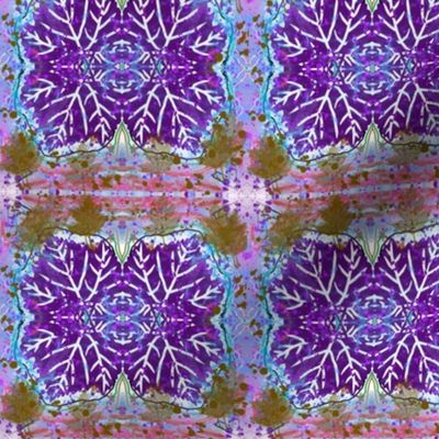 Purple leaf patterns