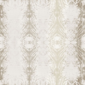 (XL) Shibori organic striped - neutral browns