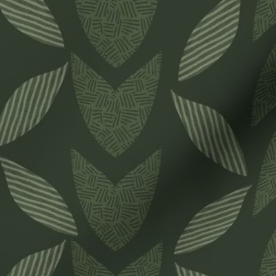 Green Leaves - Vintage Inspired Blooms Coordinate