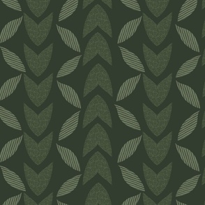 Green Leaves - Vintage Inspired Blooms Coordinate
