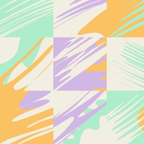 Color block Splash / Modern Abstract Squares