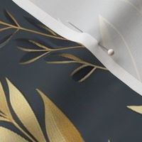 Metallic Look Botanicals Silver And Gold