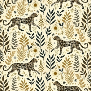 Metallic Cheetahs And Botanicals