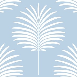 Palm Leaves - Air Blue