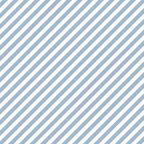 blue stripes on white matching the baby blue  grandmillennial ribbons - medium scale