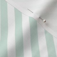 mint green stripes on white matching the mint green grandmillennial ribbons - medium scale