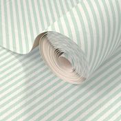 mint green stripes on white matching the mint green grandmillennial ribbons - small scale