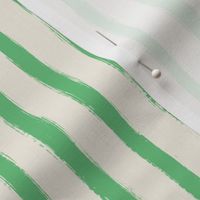 Green Lines on Cream White