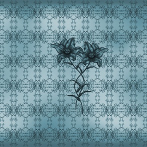 Gothic Metal Flowers [turquoise]