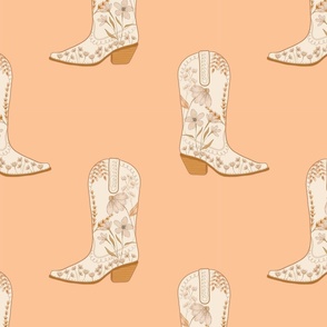 Cowboy Boot//Beige//12"