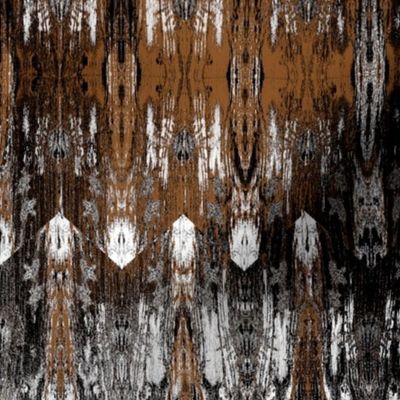 (XXXXL)Rustic Fusion - Distressed Wood Mosaic