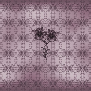 Gothic Metal Flowers [small, pink]