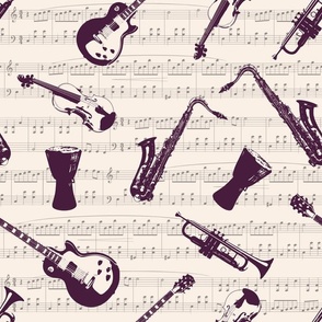 Musical instruments and notes