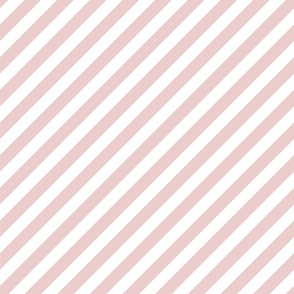 Pink stripes on white matching the pink grandmillennial ribbons - large scale