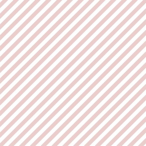 Pink stripes on white matching the pink grandmillennial ribbons - medium scale