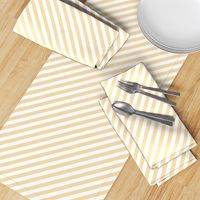 sunny yellow stripes on white matching the pink grandmillennial ribbons - medium scale