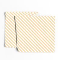sunny yellow stripes on white matching the pink grandmillennial ribbons - medium scale