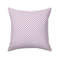 lilac / purple stripes on white matching the pink grandmillennial ribbons - small scale