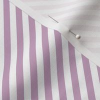 lilac / purple stripes on white matching the pink grandmillennial ribbons - small scale