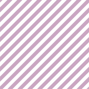 lilac / purple stripes on white matching the pink grandmillennial ribbons - large scale