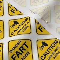 Small Scale Fart Zone Funny Caution Danger Road Signs