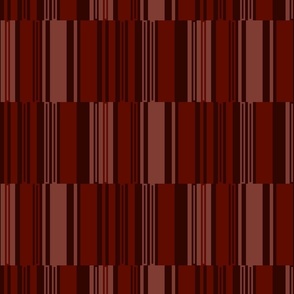 (L)Blocked Stripes, Burgundy Red, Large Scale