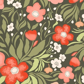 Floriography Wallpaper-Pretty Florals ditsy
