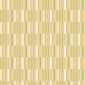 (M)Blocked Stripes, Honeybee Yellow, Mid Scale