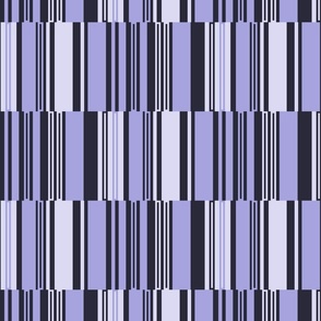 (L)Blocked Stripes, Lavender Lilac, Large Scale