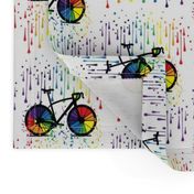 Rainbow bicycle