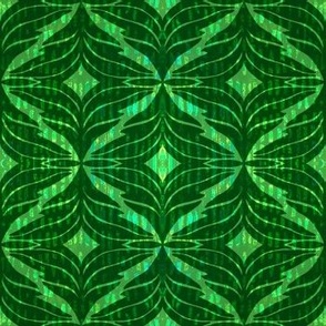 Velvet Devoré  Tiles Green