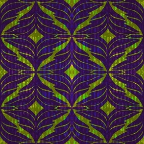 Velvet Devoré Tiles Purple