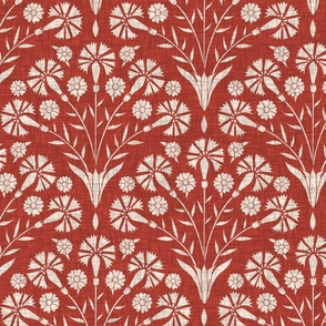 art deco carnations 1.1, red and white, (l) 